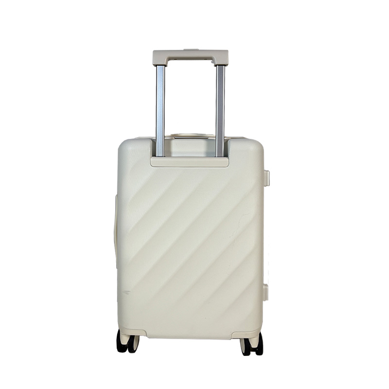 TSA-approved lock on hard shell luggage