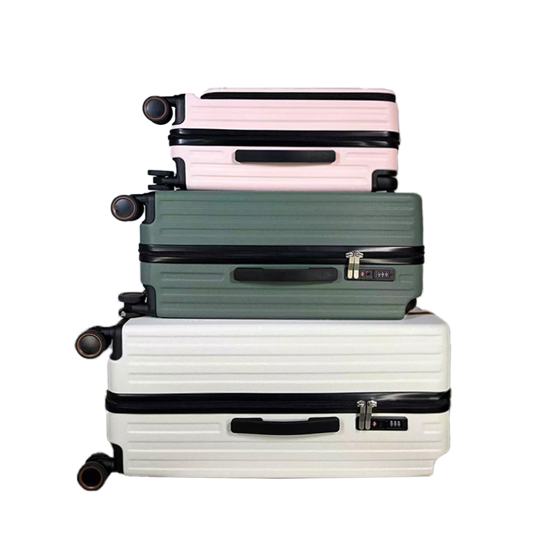Lightweight ABS hardshell wide trolley luggage