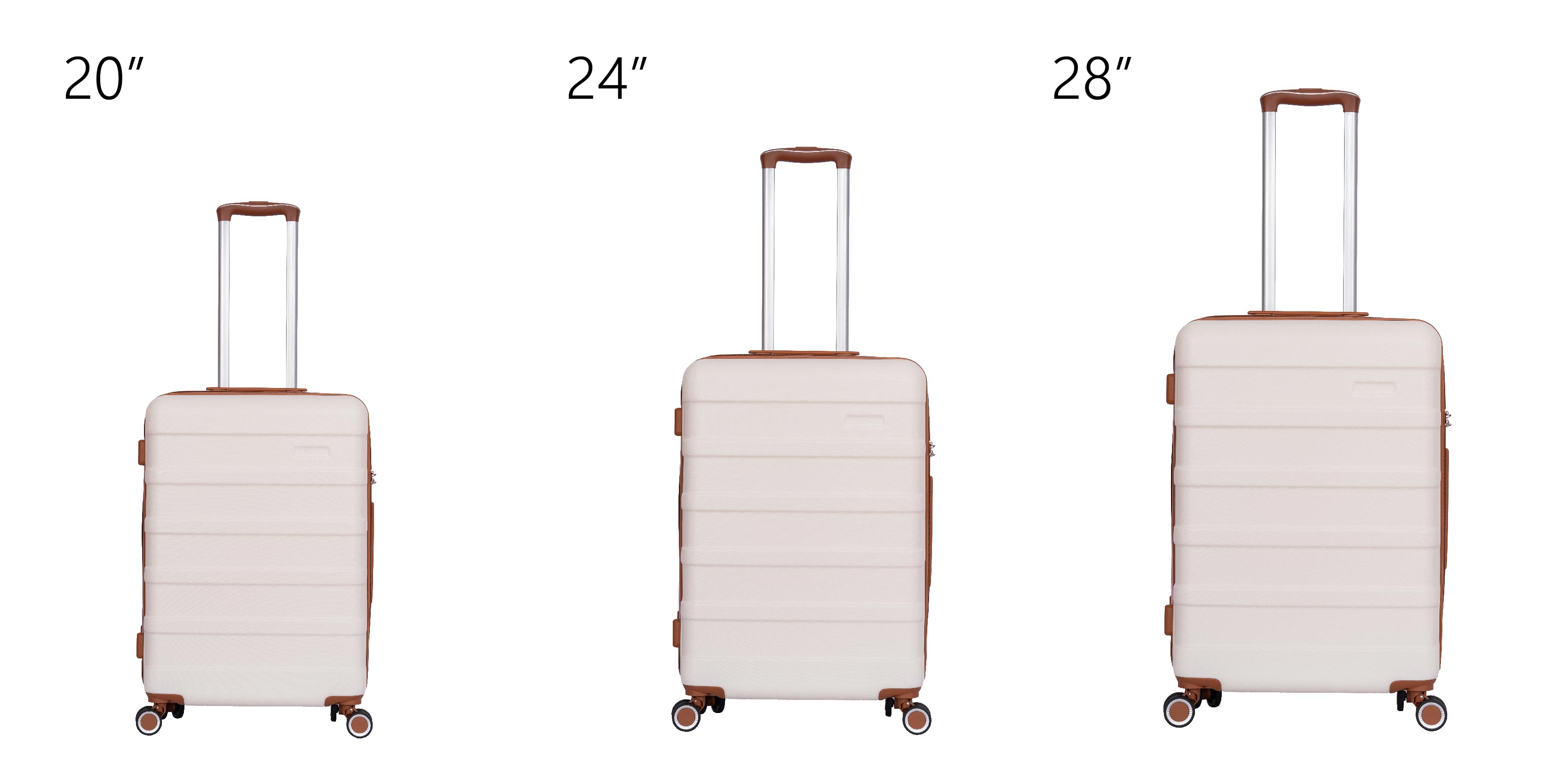 Premium 20/24/28 Inch ABS Hardside Luggage Full Details
