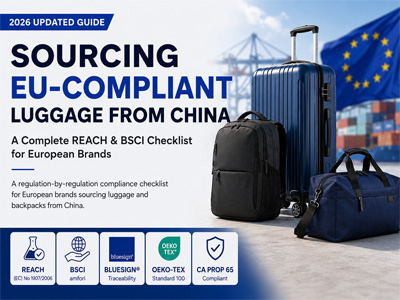 Beschaffung von EU-konformem Gepäck aus China: Eine vollständige REACH- und BSCI-Checkliste für europäische Marken