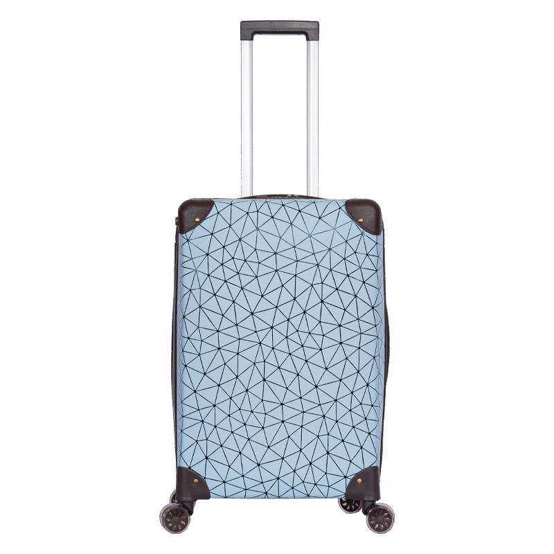 Sturdy polypropylene suitcase duo