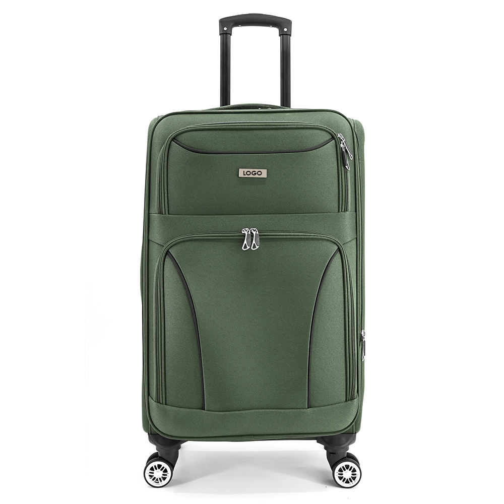 Custom branded aluminum trolley luggage