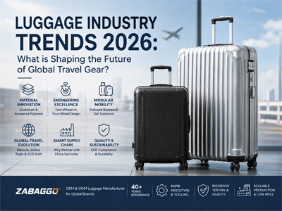 Trends in der Gepäckindustrie 2026: Was prägt die Zukunft der globalen Reiseausrüstung?