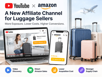 YouTube × Amazon: Ein neuer Partnerkanal für Gepäckverkäufer